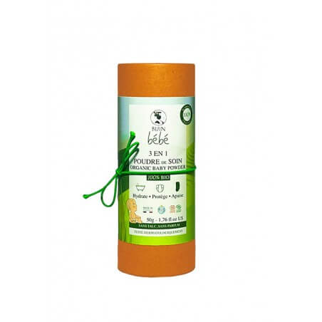 POUDRE DE SOIN BEBE 3 EN 1 BIO