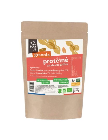 GRANOLA PROTEINE CACAHUETE GRILLEE BIO