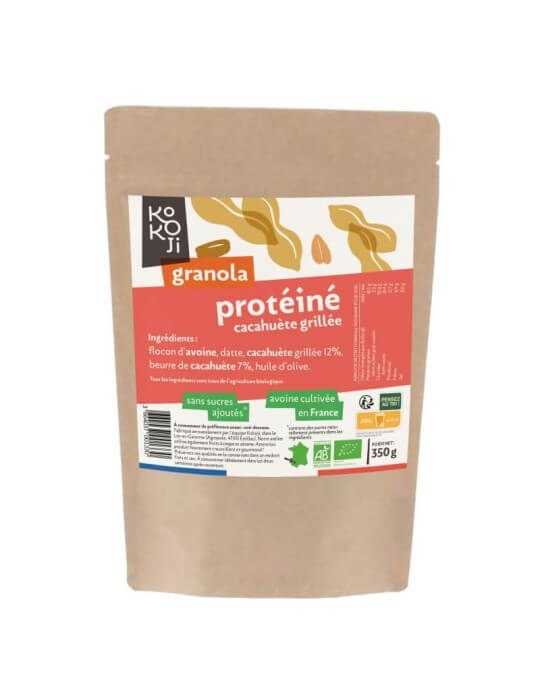 GRANOLA PROTEINE CACAHUETE GRILLEE BIO GRANOLA PROTEINE CACAHUETE GRILLEE BIO