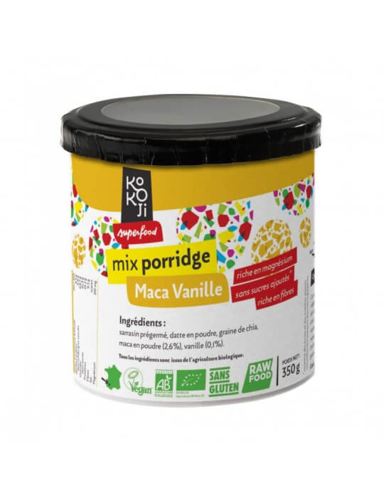 PORRIDGE MIX MACA VANILLE BIO PORRIDGE MIX MACA VANILLE BIO