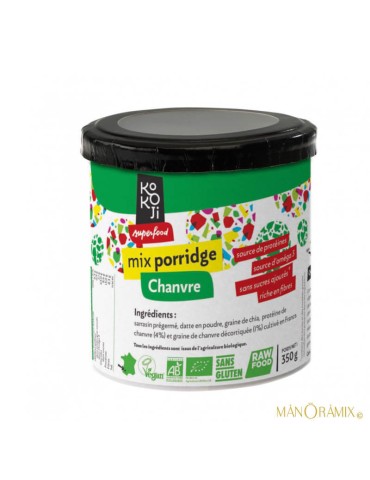 PORRIDGE MIX PROTEINES CHANVRE BIO