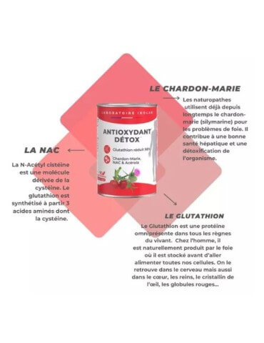 L-GLUTATHION + PRECURSEURS + N-ACETYL CYSTEINE 2