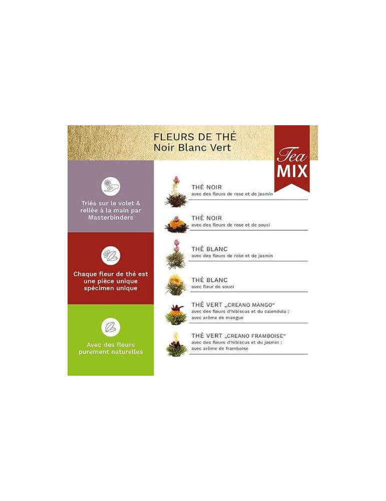 COFFRET FLEURS DE THE MIX