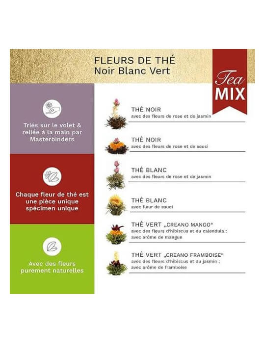 COFFRET FLEURS DE THE MIX
