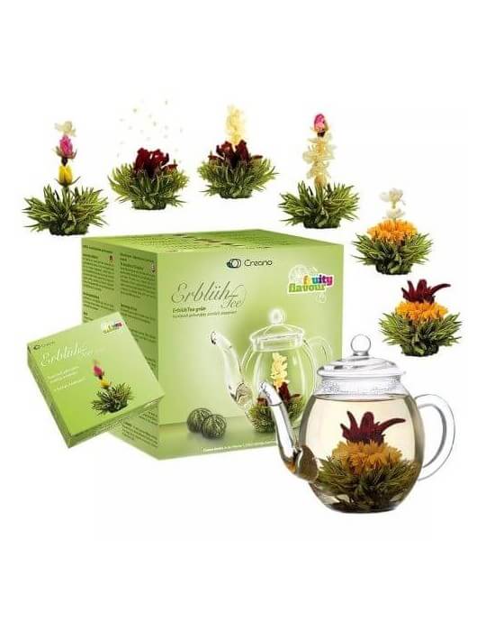 COFFRET FLEURS DE THE VERT COFFRET FLEURS DE THE VERT