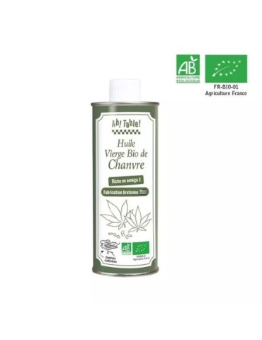 HUILE DE CHANVRE VIERGE BIO