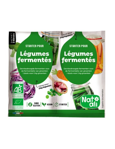 FERMENTS LACTIQUES LEGUMES BIO