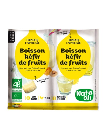 FERMENTS KEFIR DE FRUITS BIO