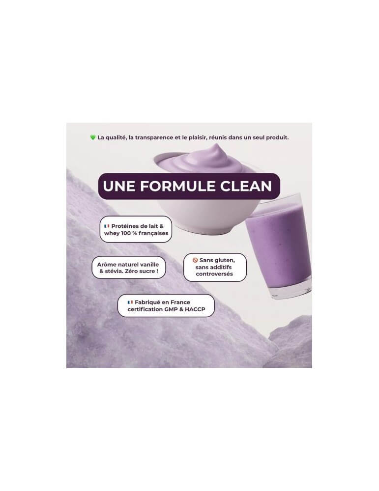 PROTEINE WHEY FRANCAISE MINERAUX ET MOROSIL