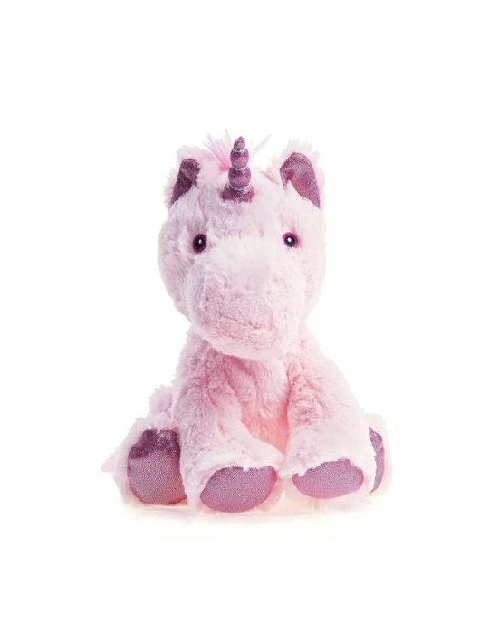 BOUILLOTTE PELUCHE LICORNE ROSE