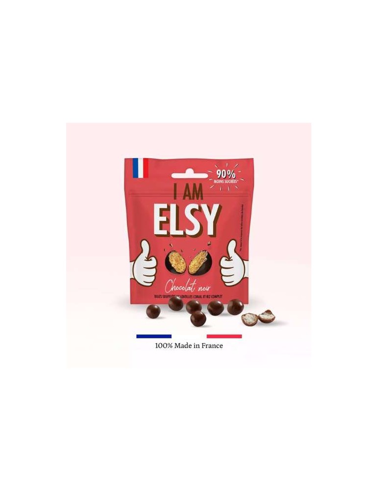 BILLES SOUFFLEES CHOCOLAT NOIR – 65 % de sucres en moins