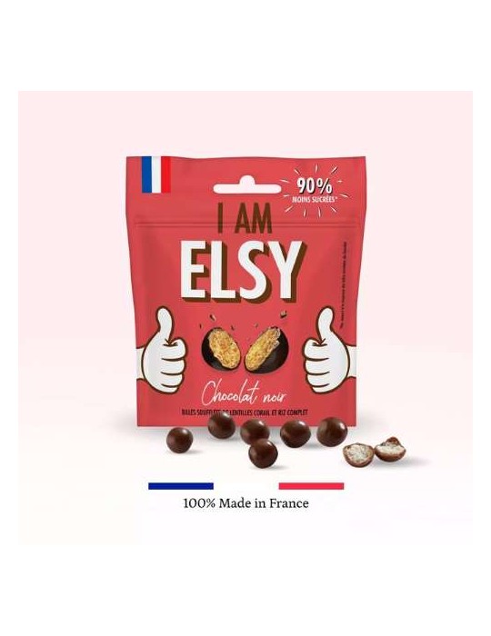 BILLES SOUFFLEES CHOCOLAT NOIR – 65 % de sucres en moins