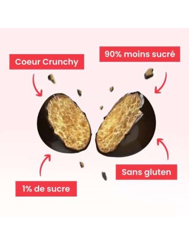 BILLES SOUFFLEES CHOCOLAT NOIR – 65 % de sucres en moins 2