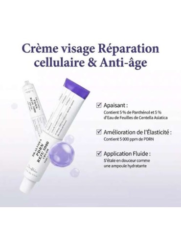 CREME VISAGE PDRN REJU 5000 - Réparation cellulaire & Anti-âge 2