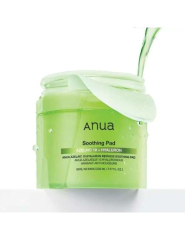 PADS ACIDE AZELAIQUE 10% ET HYALURONIQUE - Apaisants et Anti-rougeurs (x90)