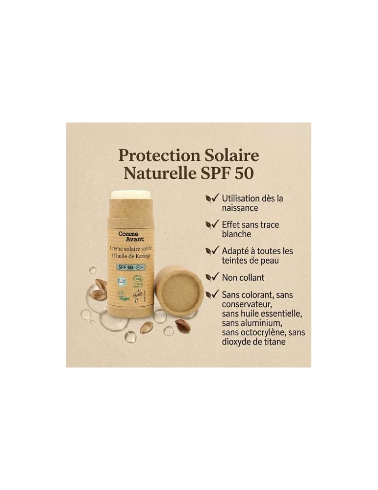 STICK SOLAIRE MINERAL SPF50 - Visage et lèvres