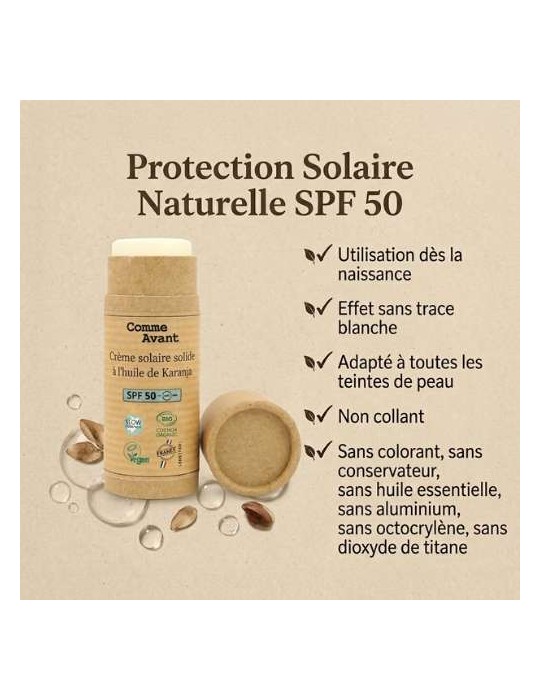 STICK SOLAIRE MINERAL SPF50 - Visage et lèvres