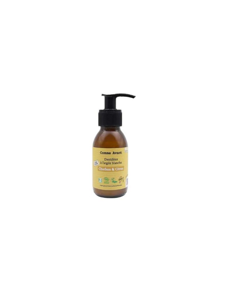 DENTIFRICE BLANCHEUR BIO AU CHARBON VEGETAL