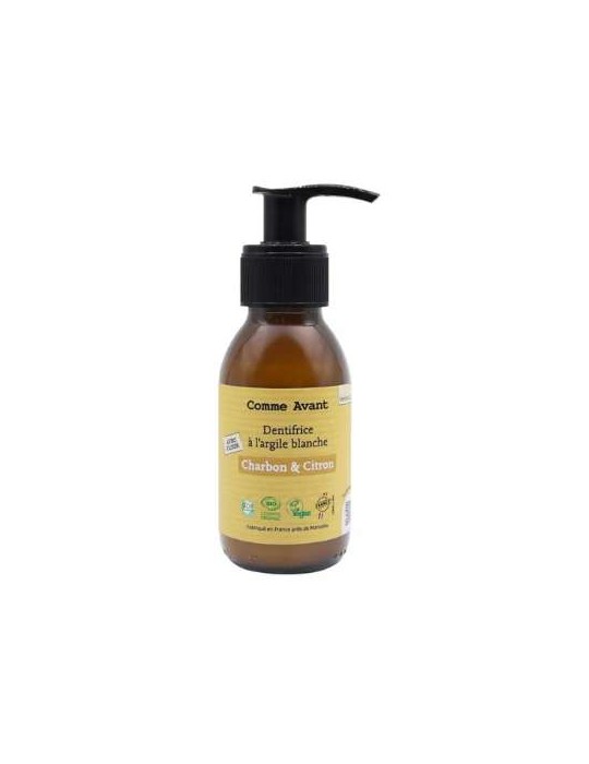 DENTIFRICE BLANCHEUR BIO AU CHARBON VEGETAL