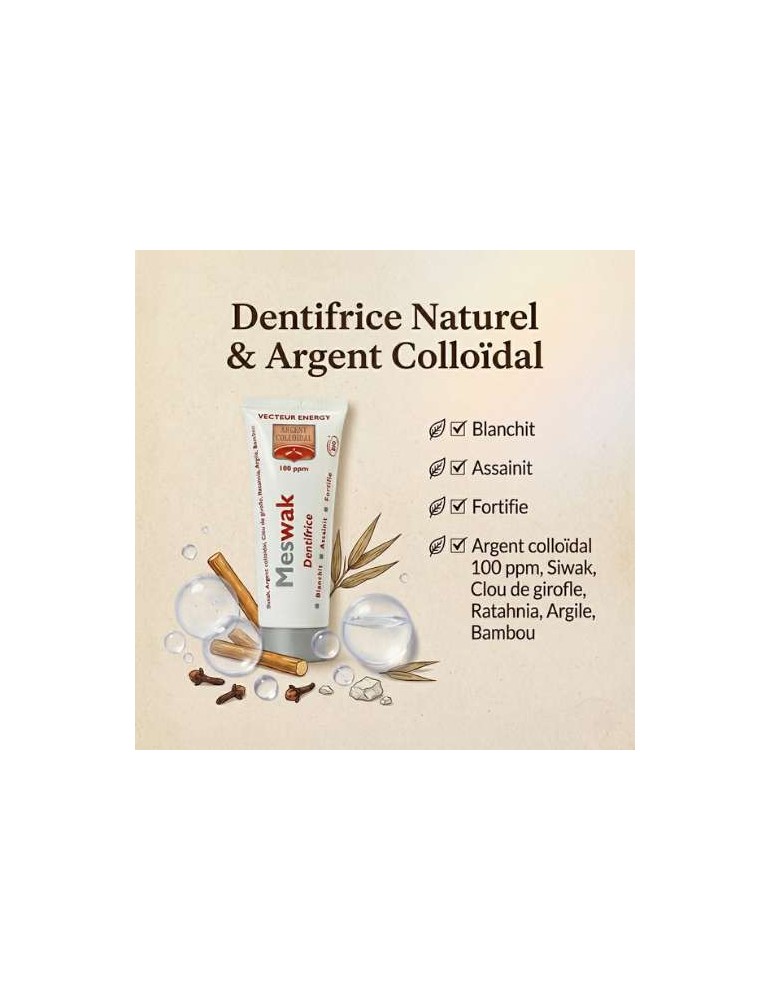 DENTIFRICE BIO ARGENT COLLOIDAL