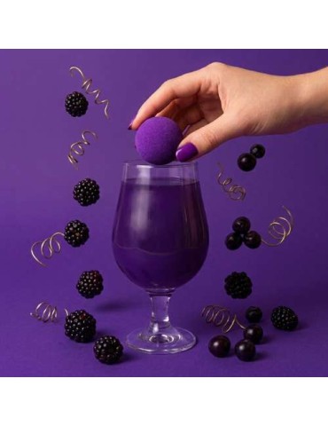 BOMBE A COCKTAIL CASSIS MURE LAVANDE SANS ALCOOL
