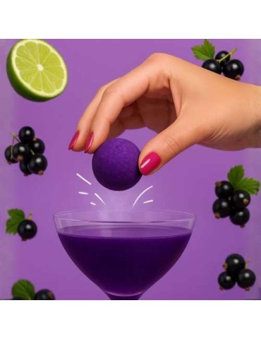 BOMBE A COCKTAIL CASSIS CITRON VERT SANS ALCOOL