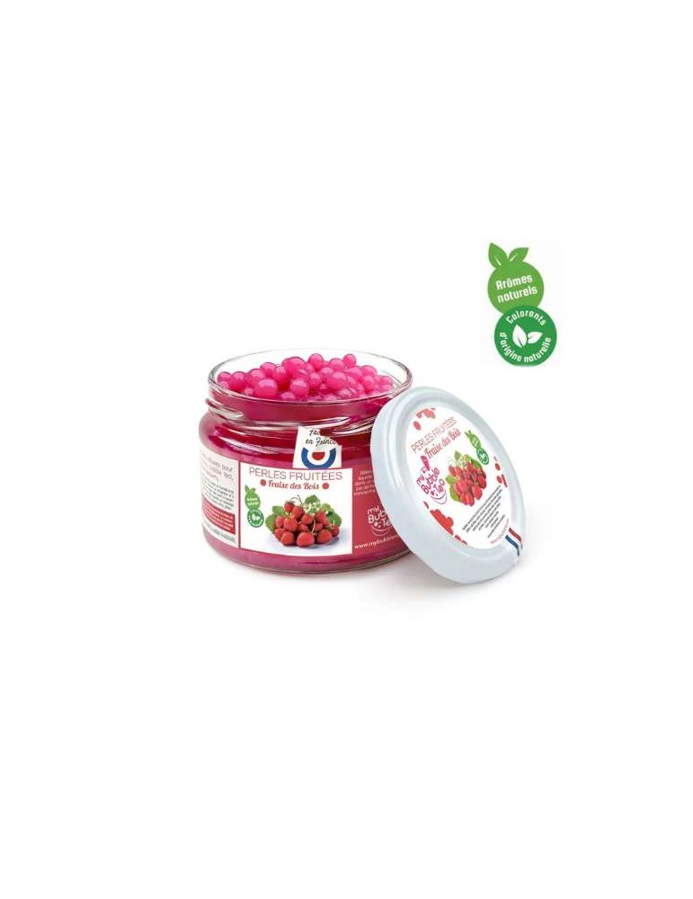 PERLES FRUITEES FRAISE DES BOIS