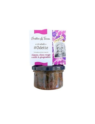 TARTARE ALGUES CHOUX ROUGE GINGEMBRE