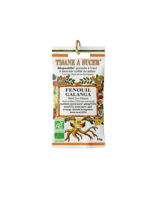 PASTILLES FENOUIL GALANGA BIO