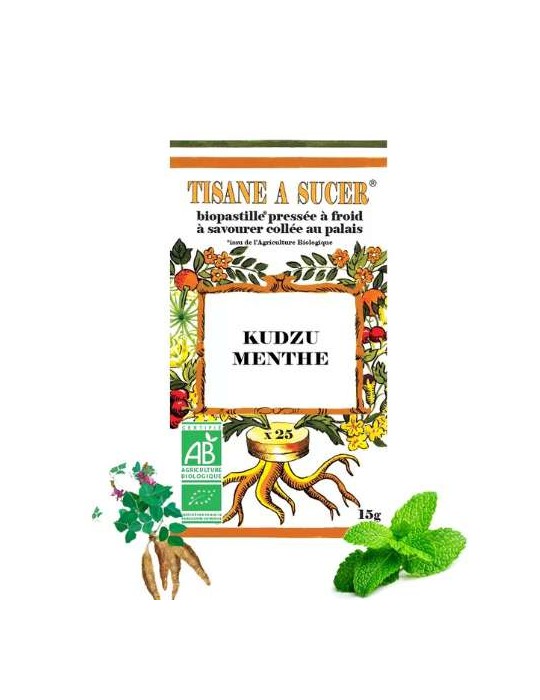 PASTILLES KUDZU MENTHE BIO