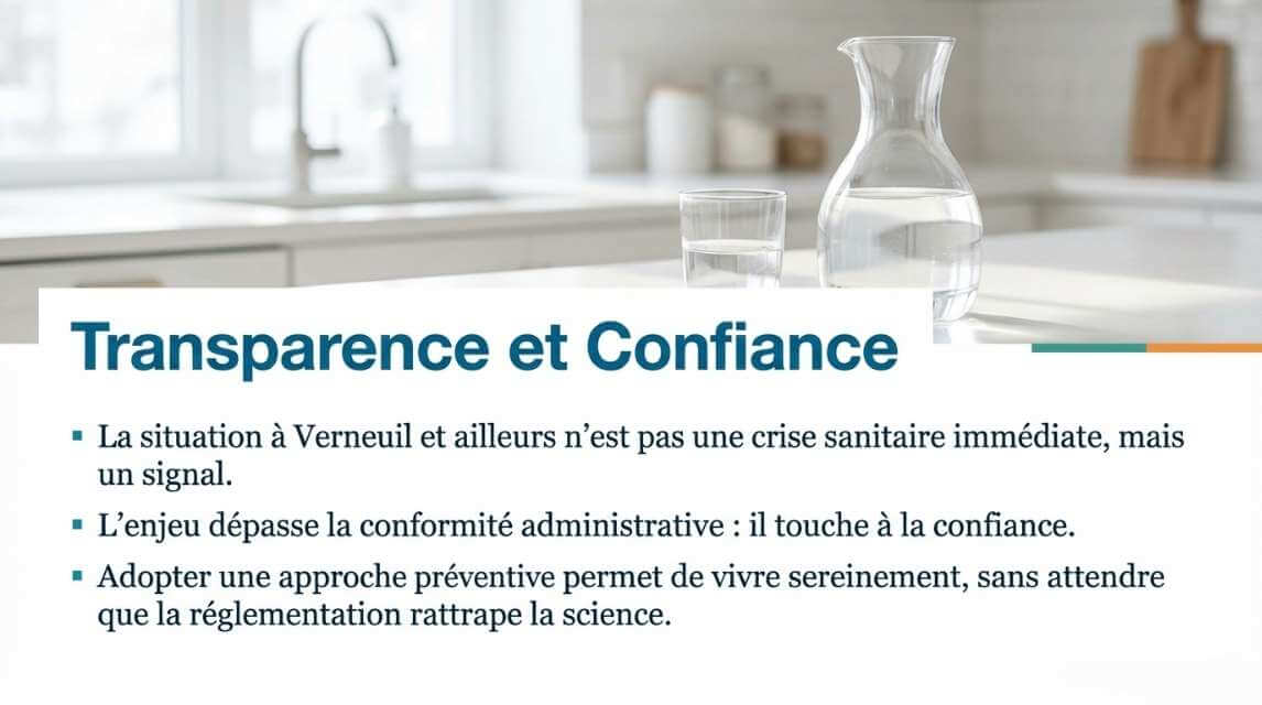 Eau potable : enjeu, transparence, confiance
